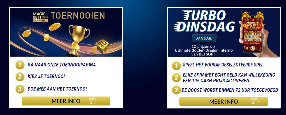 Weekelijkse promotie met bonuscodes